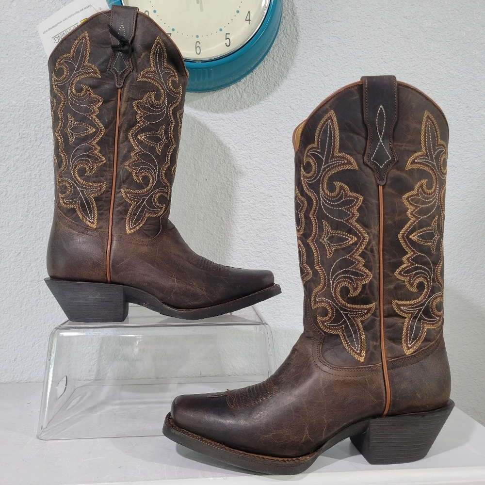 Shyanne Women's Jesse Western Performance Boots Square Toe Size 7